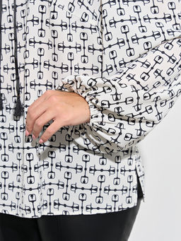 Блузка 0059-27п кремово-белый - Dora фото 5