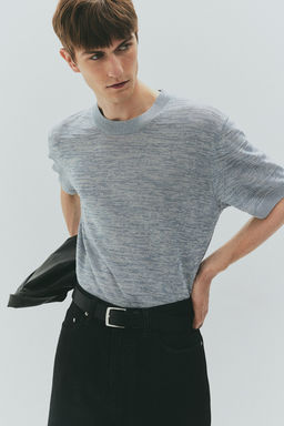 Camiseta en punto fino Regular Fit