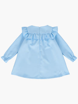 Платье для девочки праздничная нарядная детская одежда садик UD 7033 голубой - Mini maxi фото 11