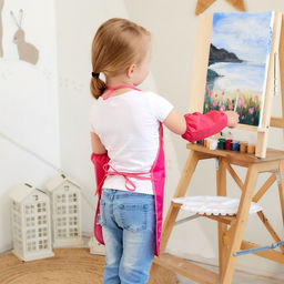 Фартук с нарукавниками детский «Мари», Коты Аристократы, 49×39 см