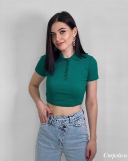 Топ Стрэйси (зеленый) - Nadi bordo фото 3