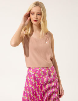 Pudra Regular Fit Kolsuz Bluz - Pierre cardin фото 4