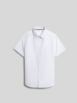 ACOOLA / Сорочка верхняя детская для мальчиков Siyan жемчужно-белый  фото 3