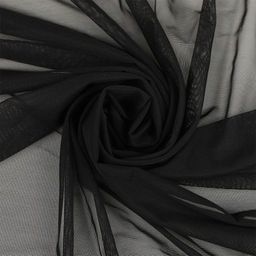 Сетка стрейч арт.TBY-03128209 51г/м? (аналог Лаума 591С) ш.150см цв.черный уп.3м