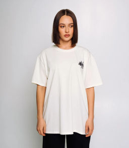 Футболка #КТ04302, кремовый