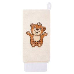 Мочалка детская рукавица из хлопка с рисунком 16333 - Vival фото 8