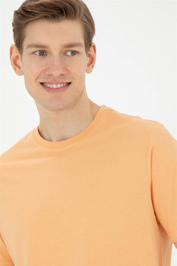 Мужская оранжевая базовая футболка - U.s. polo assn фото 2