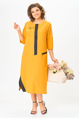 Платье Michel Chic 2073/1 горчичный