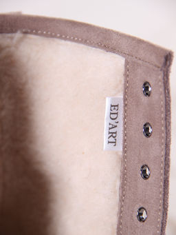 Ботинки EDART 327.22511br.Капучино замша/шерсть фото 6