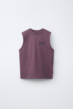 CONJUNTO JOGGING CAMISETA Y BERMUDA TEXTO / malva-sucio