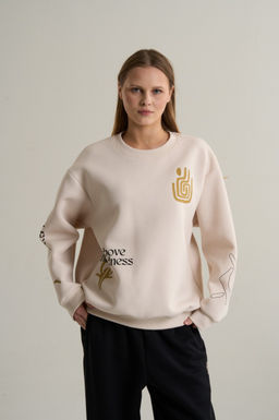Свитшот Бежевый KAI Sweatshirt - Anta фото 6