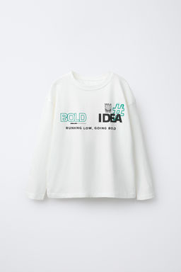 GRAFFITI TEXT T-SHIRT
