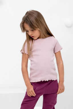 КР 301989/розовый лед к405 фуфайка для дев