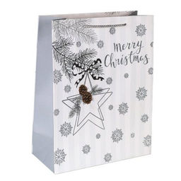 Цена за 12 шт. Пакет подарочный 31х42х12см / 5288ХL /уп 12/300/Новый год - Галеонтрейд фото 2