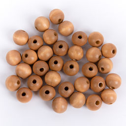 Бусина Zlatka дерево HWBD-16 16 мм 10 х 40 г тёмное дерево