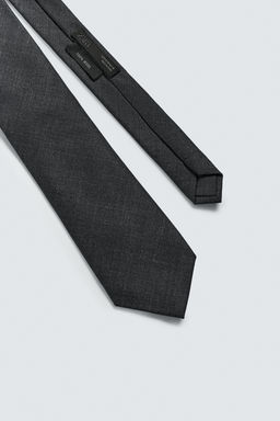 CORBATA B?SICA 100% LANA / Gris oscuro - Zara фото 4