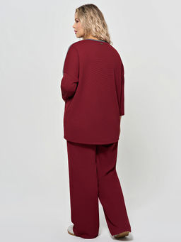 Костюм 0001-3а бордовый