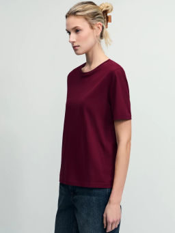 Базовая футболка из хлопка / Zarina фото 4