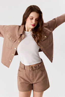 CONCEPT CLUB / Шорты джинсовые жен. Cramer_shorts светло-коричневый