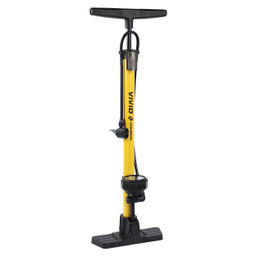 Насос напольный с манометром COMIRON VIVID, стальной цилиндр, складные ножки, съемная ручка, Presta-Schrader, 8,3 бар, вес 830гр. /уп 20 - Галеонтрейд фото 10
