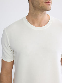 Bisiklet Yaka Dokulu Erkek Ti??rt