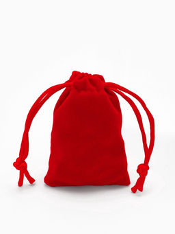 Набор мешочков подарочных 50 шт. бархатный «Классика», 5×7 см, красный