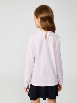 ACOOLA / Блузка детская для девочек Esma светло-розовый  фото 4
