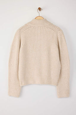 Wardrobe Essentials Tas Fermuarl? Yumusak Dokulu Genis Kal?p Triko H?rka|TWOAW26HI00049