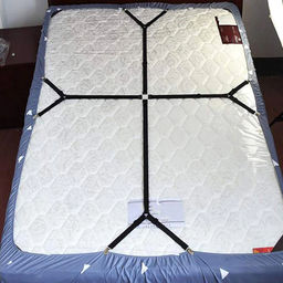 Держатель для простыни цельный 130см, 8 лучей по 30см-8 зажимов, с регулировкой длины, для матрасов 90х200-180х200см, цвет черный (Китай) - Домашняя мода фото 2