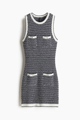 Vestido en punto texturizado con bolsillos - H&m фото 6