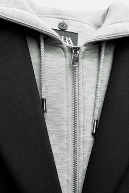 CONTRAST COAT WITH DETACHABLE HOOD - Zara фото 5