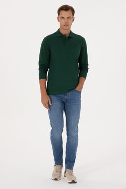 Erkek Koyu Ye_il Basic Sweatshirt Sepette S_rpriz _ndirim - U.s. polo assn фото 11