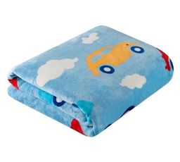 Покрывало-плед Машинки фланель-микрофибра 150*200 см. - Лен поволжья фото 3