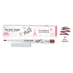 .Alvin Dor A LA FRENCH ALF-23 Карандаш для губ Waterproof gel lip pencil тон 02 wine винный
