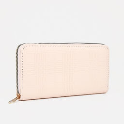 Кошелёк на молнии, четыре отделения, пудра