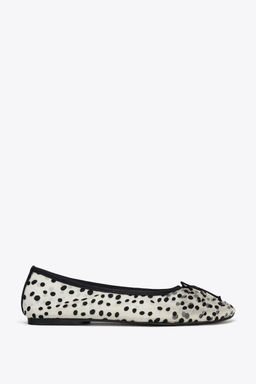 MESH BALLERINA WITH BOW - Zara фото 2