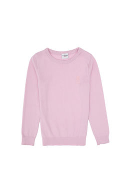 K_z _ocuk Toz Pembe Basic Kazak Sepette S_rpriz _ndirim