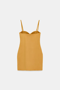 VESTIDO CORTO TIRANTES / Amarillo oscuro - Zara фото 10