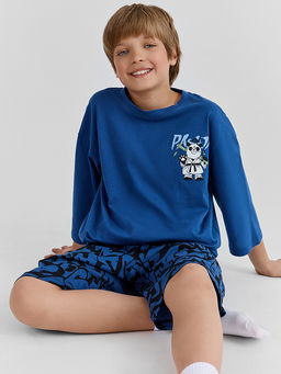 Комплект домашний для мальчиков синий - Mark formelle фото 4