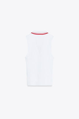RIBBED POLO SHIRT - Zara фото 22