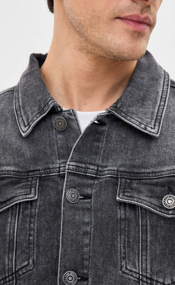 Куртка джинс F311-1296 l.black - Fine joyce фото 5