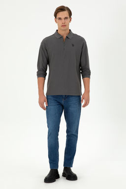 Мужской свитшот антрацитового цвета Неожиданная скидка в корзине - U.s. polo assn фото 4