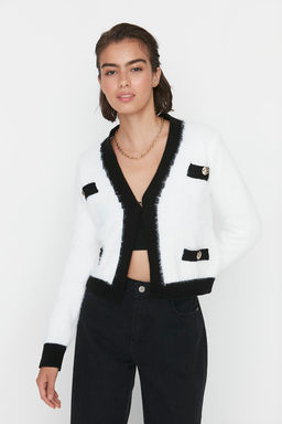 TRENDYOLMILLA Ekru Tuylu Triko H?rka TWOAW22HI0048  фото 9