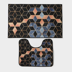 Набор ковриков для ванной и туалета Доляна Бурлеск, 2 шт., 5080 см, 4050 см  фото 15