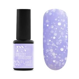 FLAKE base Blueberry лиловая база с белыми шестигранниками - Very Peri PANTONE