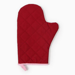 Варежка-прихватка Этель Тюльпаны 20х28см,саржа, 100% х/л, ватин 250г/м2  фото 7