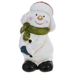 Фигурка декоративная "Снеговик" / "Пингвин" (блок 24шт), L3,5 W3 H6,5 см, 6в.