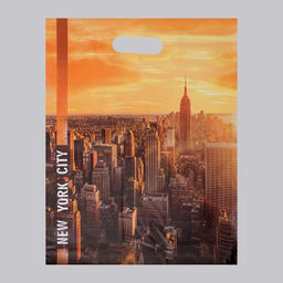 Цена за 50 шт. Пакет «Башни», полиэтиленовый с вырубной ручкой, 40×50 см, 80 мкм