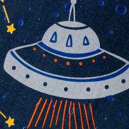 Полотенце LoveLife Космос 70х140 см, велюр/махра 340гр/м2, 100% хлопок  фото 3