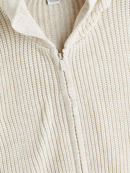 Kap??onlu K?z ?ocuk Triko Yelek